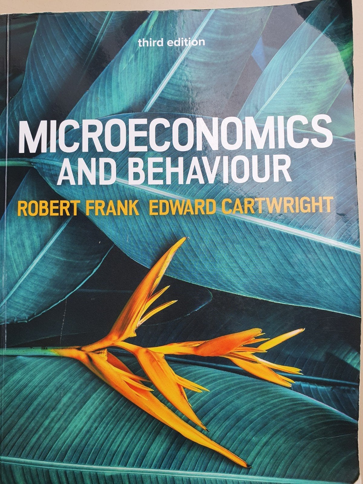 Microeconomics and Behaviour - Frank, Cartwrigh, Ophalen of Verzenden, Gamma, Robert Frank, Edward Cartwright, WO