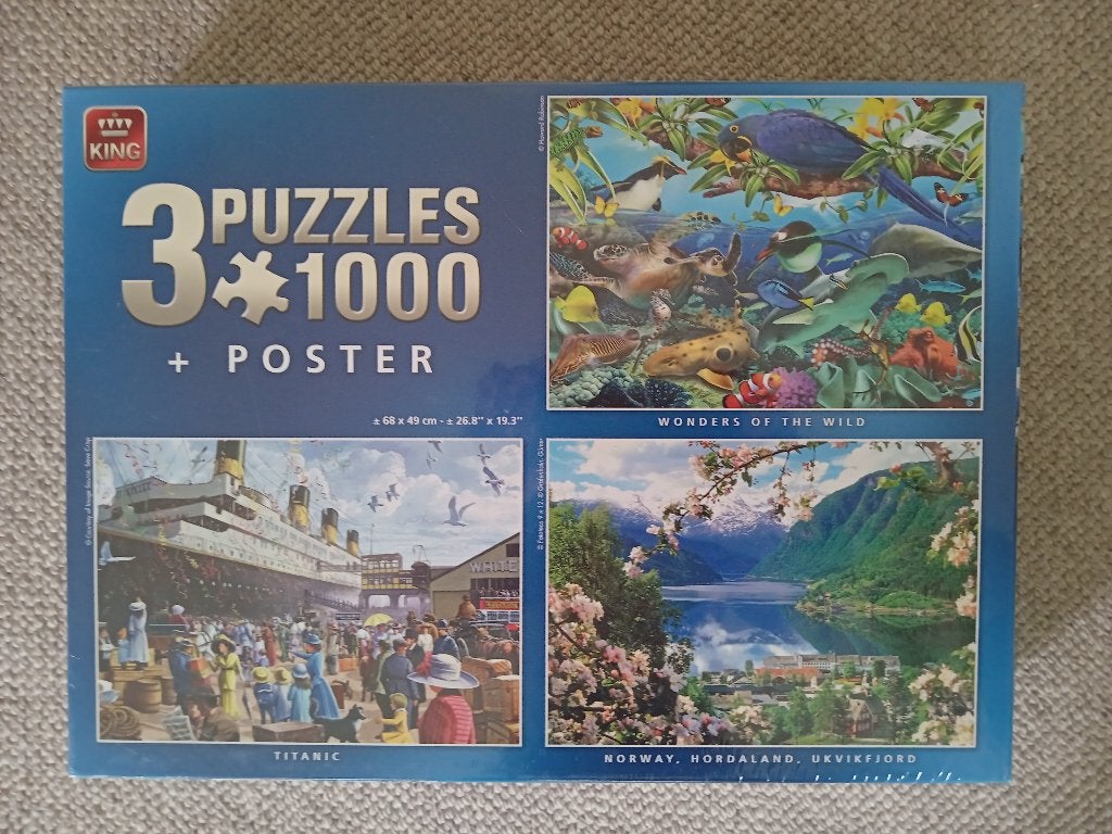 Legpuzzel, Ophalen, 500 t/m 1500 stukjes, Nieuw, Legpuzzel