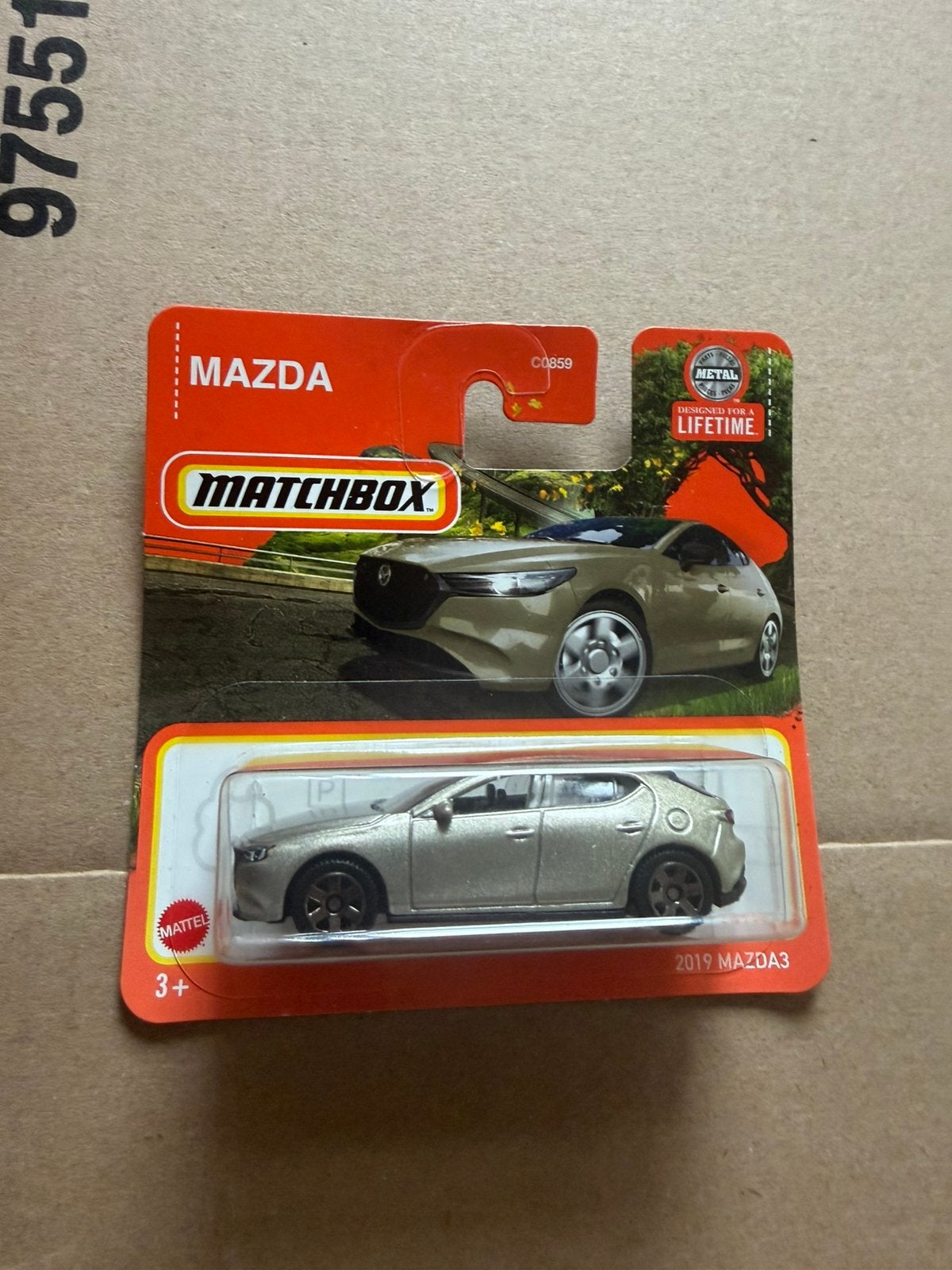 Matchbox Mazda 3, Ophalen of Verzenden, Zo goed als nieuw, Auto