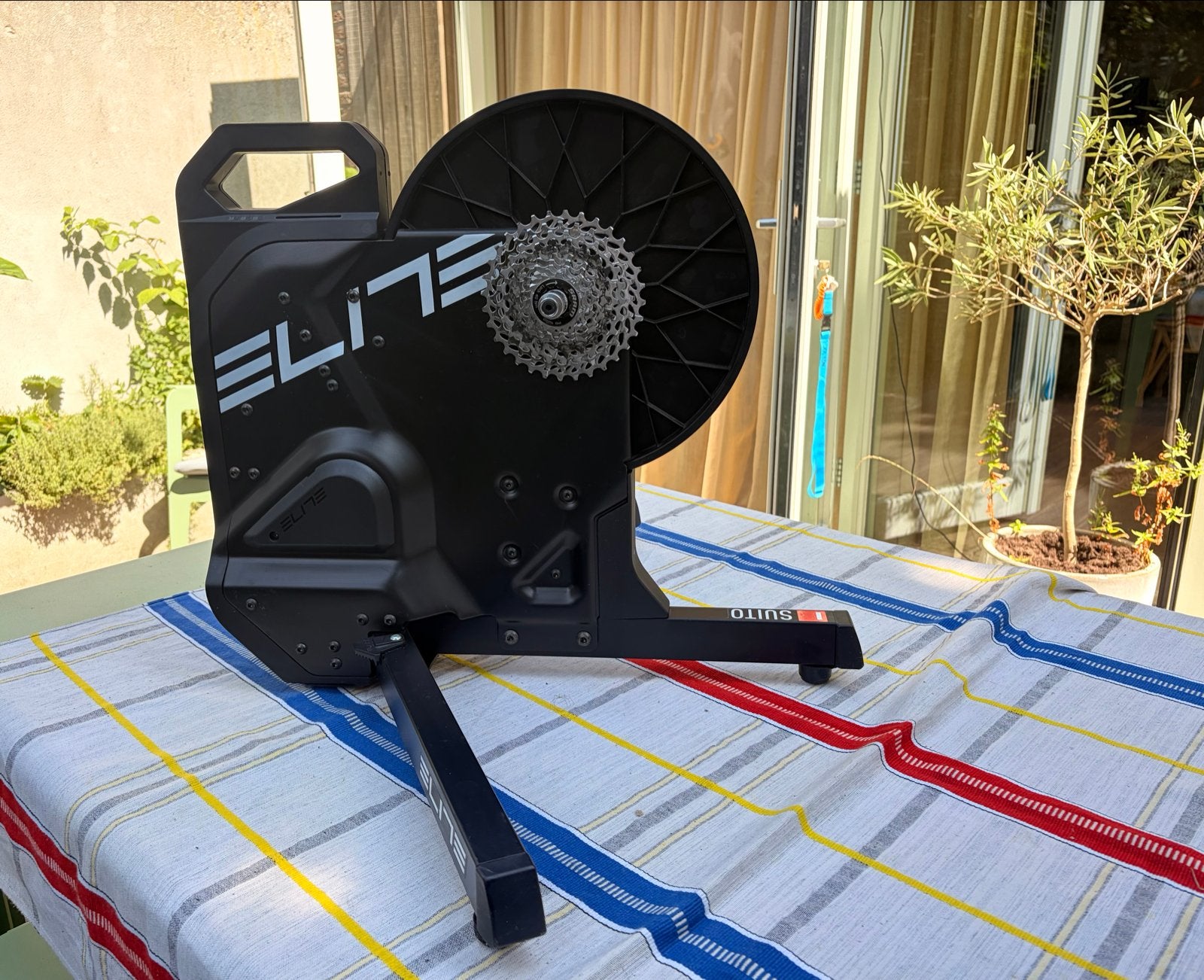 Elite Suito fietstrainer tacx, Fietsen en Brommers, Fietsonderdelen, Ophalen, Overige typen, Staal, Zo goed als nieuw