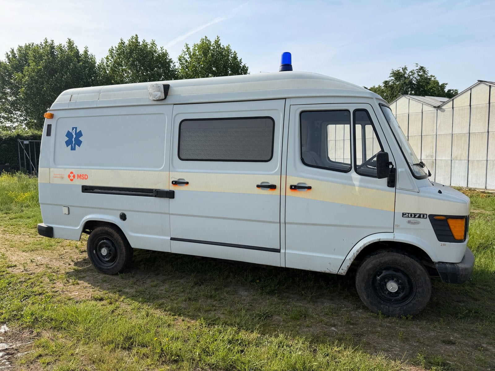 Mercedes-Benz Mercedes 1986 Wit, 7 stoelen, Wit, Diesel, Particulier