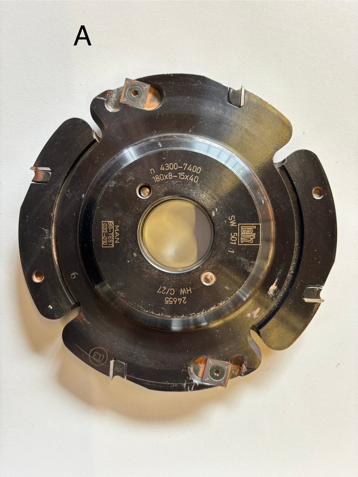 Leitz freesblok asgat 40mm - 180x8-15x40, Doe-het-zelf en Verbouw, Gereedschap | Freesmachines, Ophalen, Gebruikt, Overige soorten