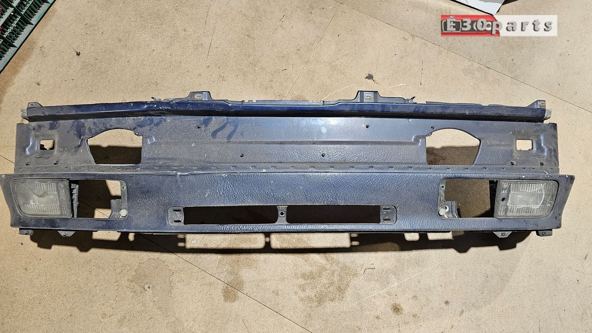 Voorfront front blauw gebruikt BMW E30 Type 2 1987- / cabrio, Gebruikt, -, Ophalen of Verzenden, Bumper