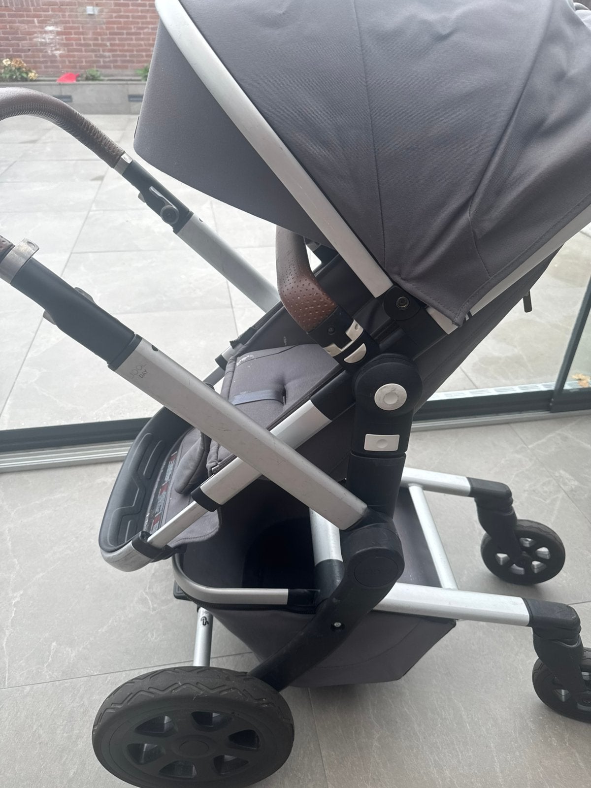 Joolz kinderwagen antraciet, Ophalen, Gebruikt, Overige merken, Voetenzak