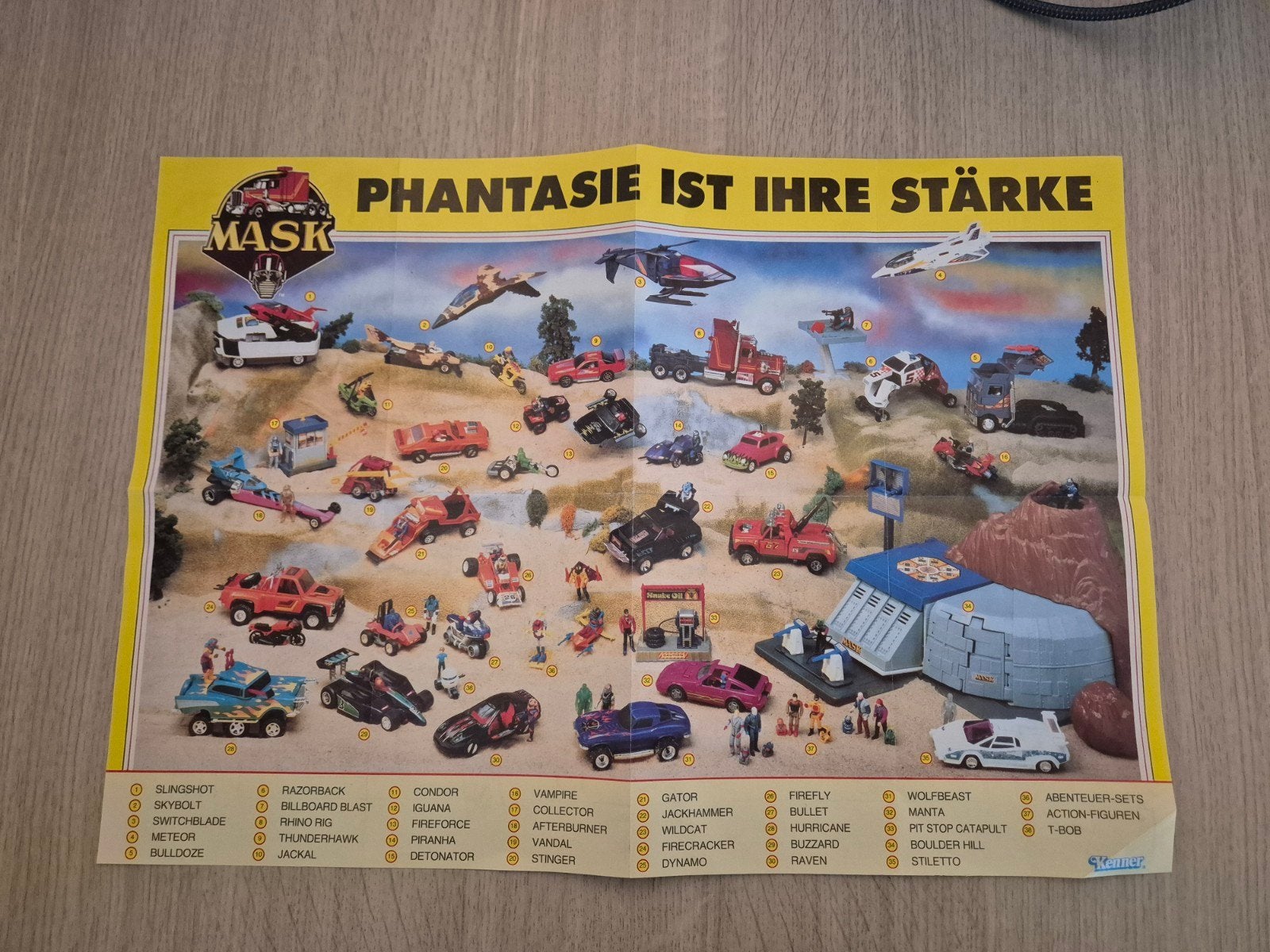 M.A.S.K. Handleiding Hurricane, Ophalen of Verzenden, Minder dan 500 stukjes, Schaken