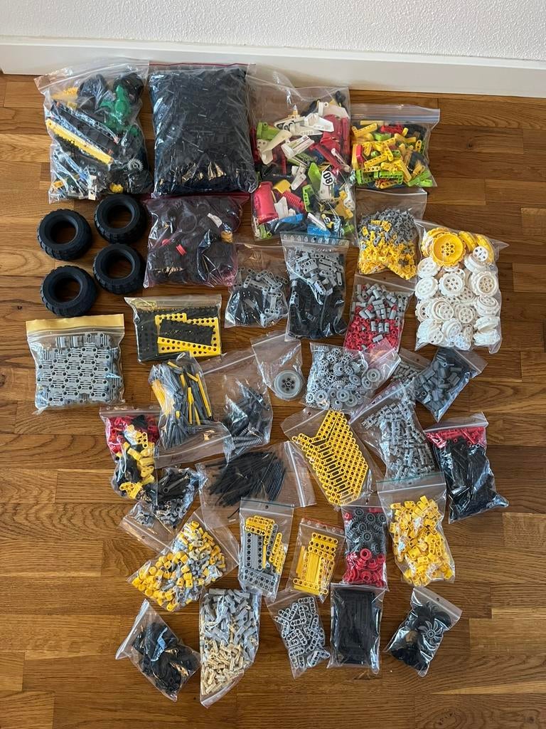 Lego Partij/Lot Technic 3,3kg/kilo Gesorteerde Onderdelen, Ophalen of Verzenden, Zo goed als nieuw, Losse stenen, Lego