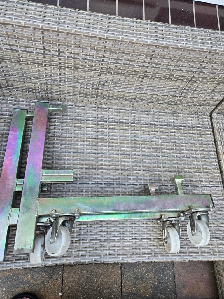 Kantelbeugels aanhanger met wielen - Gebruikt, Auto diversen, Aanhangwagen-onderdelen, Ophalen of Verzenden, Gebruikt
