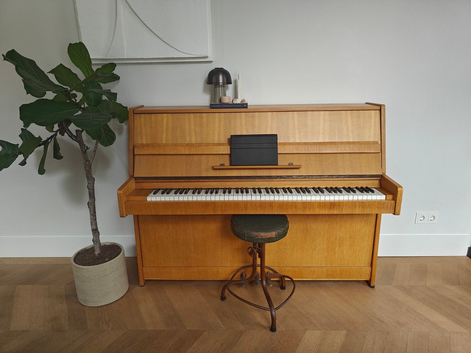 klassieke Sängler & Söhne piano, gestemd, Ophalen, Gebruikt, Bruin, Piano