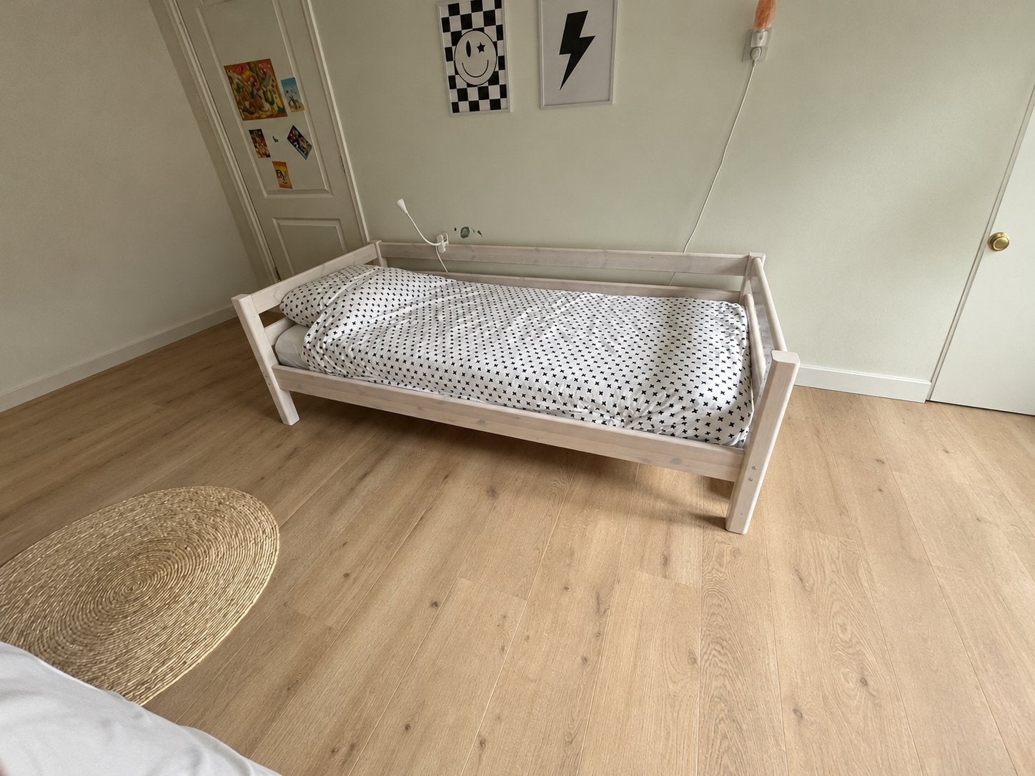 Flexa bed eenpersoons, Ophalen, 85 tot 100 cm, Gebruikt, Lattenbodem