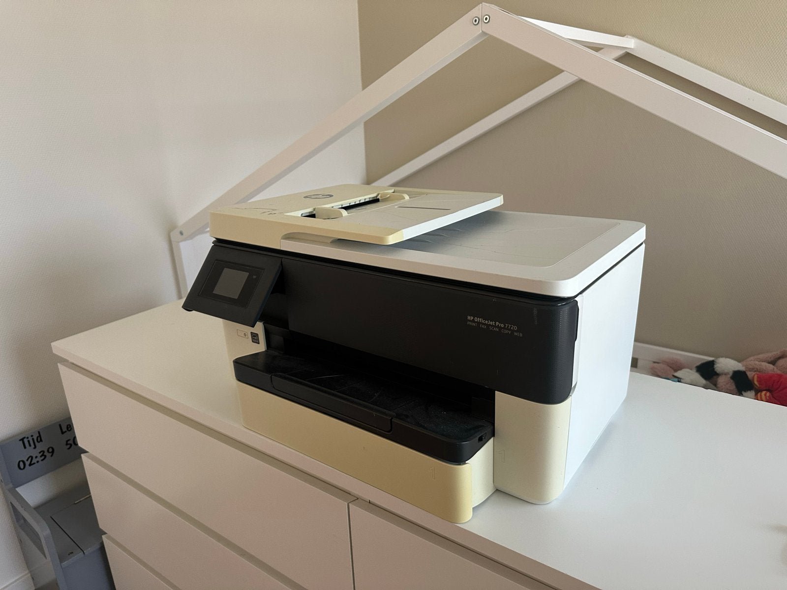 HP OfficeJet Pro 7720 All-in-One Printer A3 met nieuwe inkt, Ophalen, Draadloos, Gebruikt, Faxen