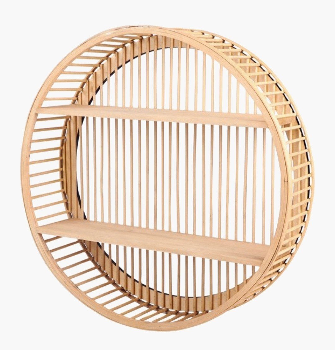 Natural Living houten wandrek  - D 50 x 12 cm, Ophalen, Zo goed als nieuw