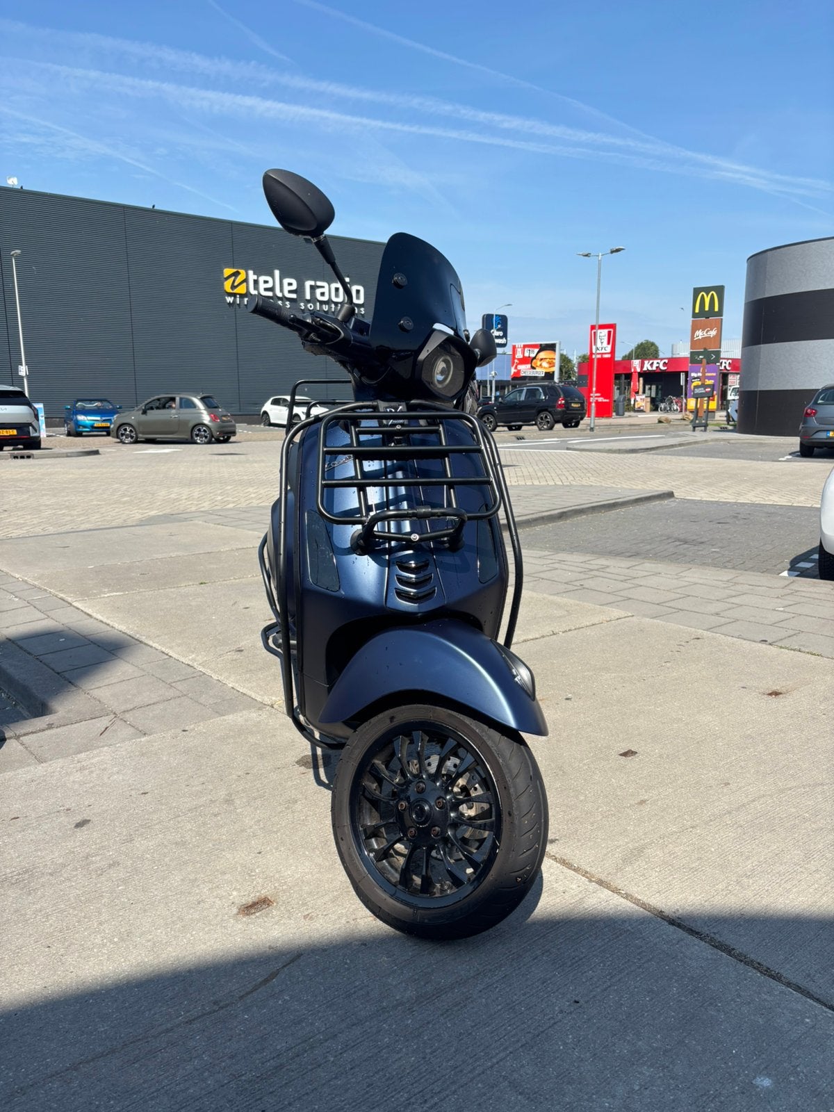 Vespa Scooter | Zeer nette staat | Donker Blauw., Fietsen en Brommers, Scooters | Vespa, Ophalen, Gebruikt, Maximaal 45 km/u, Vespa S