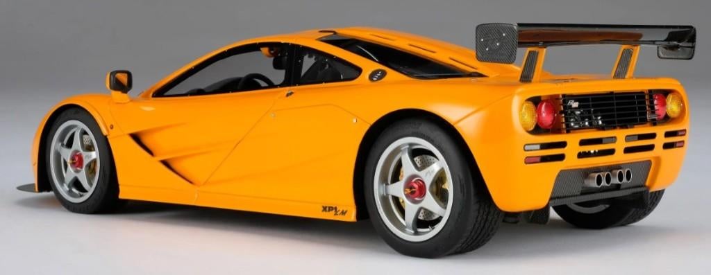 McLaren F1 LM Oranje 1:18 van Amalgam, Hobby en Vrije tijd, Modelauto's | 1:18, Ophalen of Verzenden, Nieuw, Auto, Overige merken