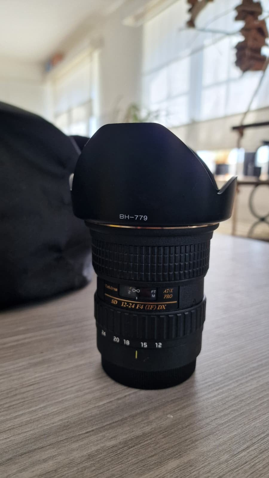 Tokina AT-X PRO SD 12-24mm f/4 (IF) DX Canon EF/EF-S, Audio, Tv en Foto, Ophalen, Gebruikt, Tokina, Groothoeklens