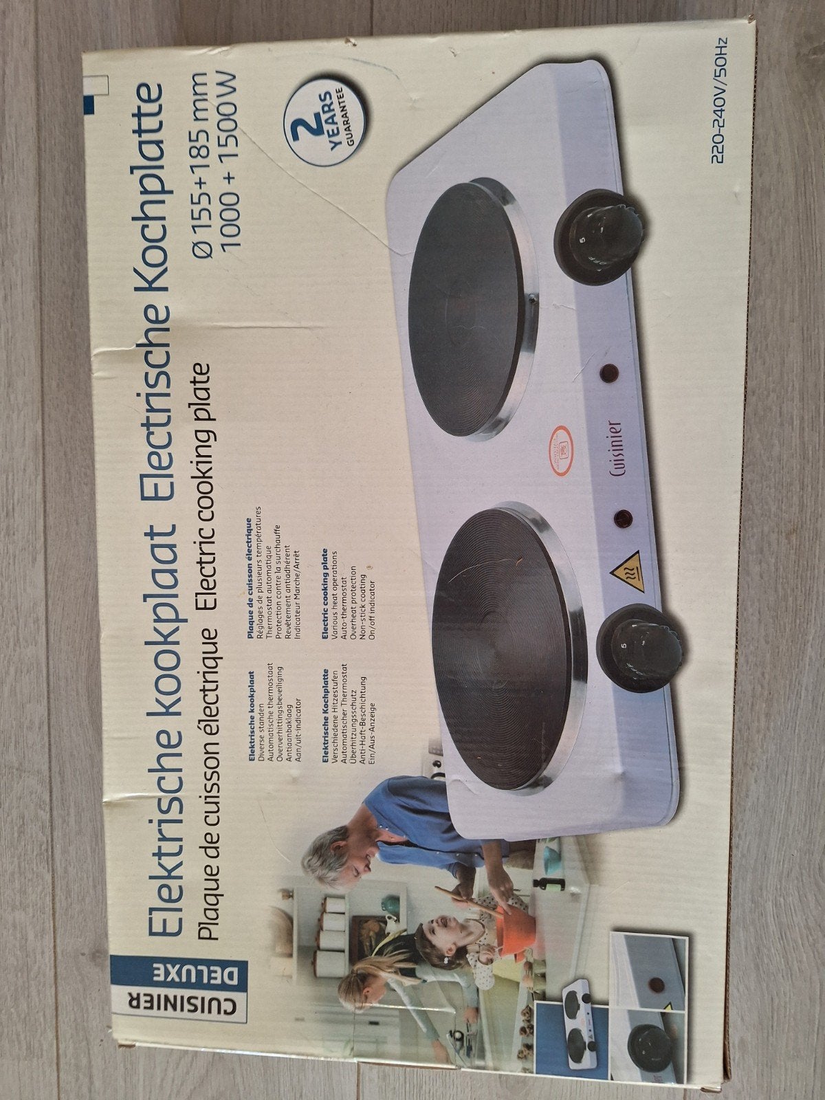 elektrische kookplaat nieuw, Nieuw, 3 kookzones of minder, Ophalen of Verzenden, Vrijstaand
