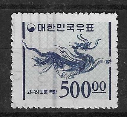 Zuid-Korea Michel 500 gestempeld, Ophalen of Verzenden, Gestempeld, Oost-Azië