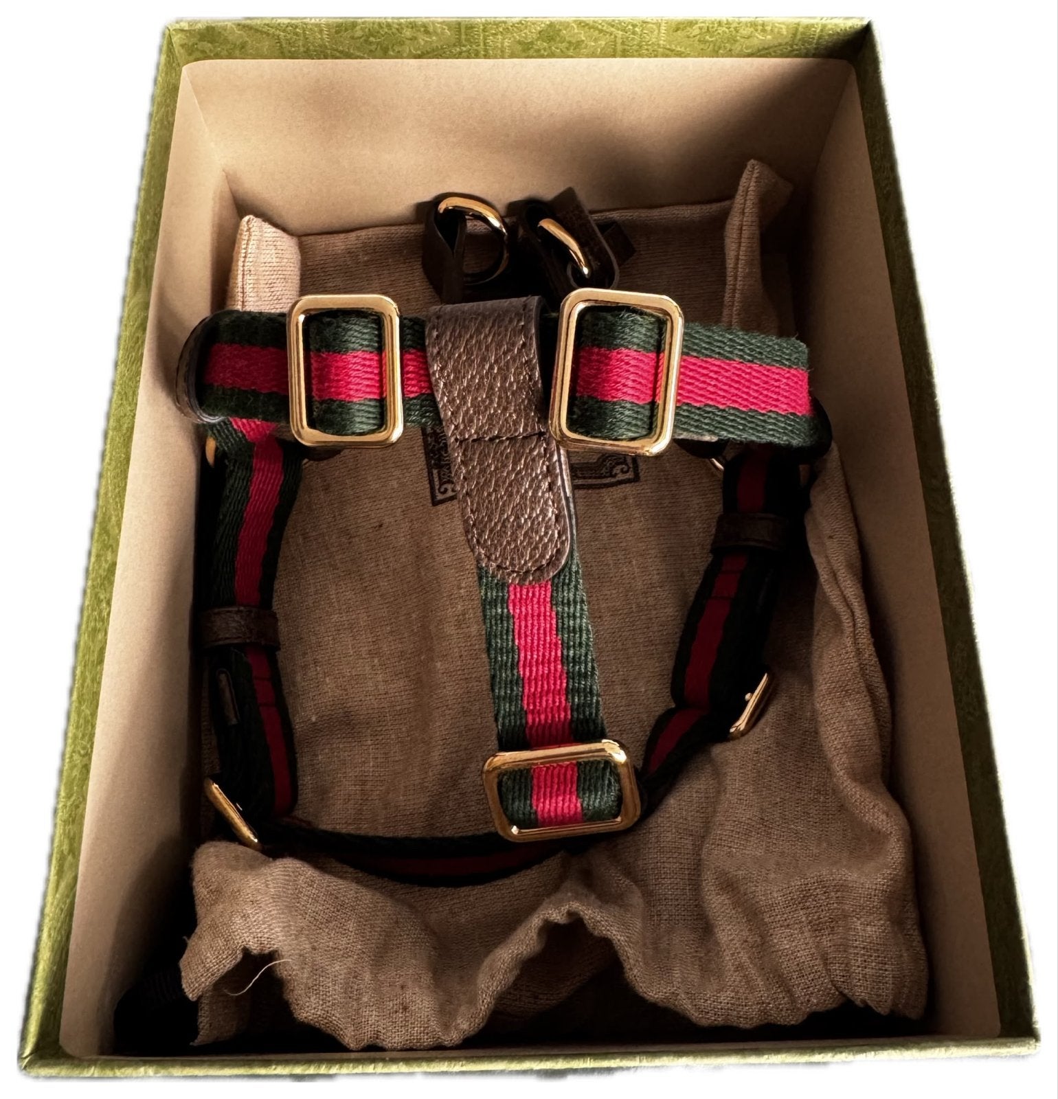 Gucci dog harness, Dieren en Toebehoren, Ophalen of Verzenden, Zo goed als nieuw