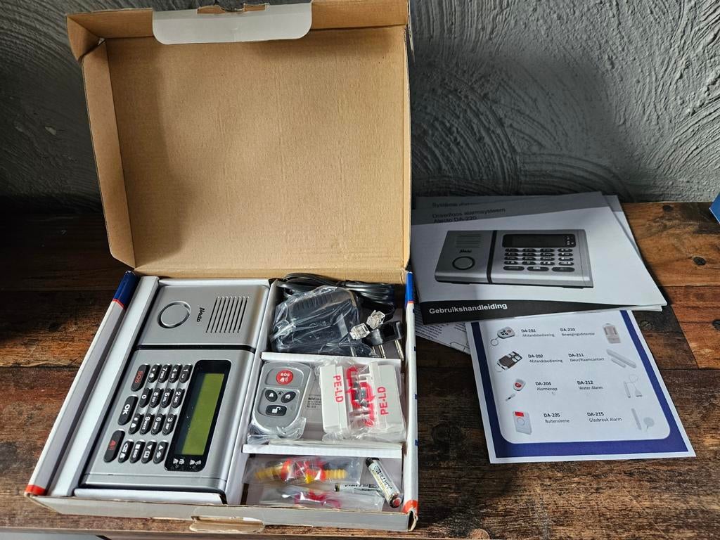 NieuwAlecto DA-200 Draadloos Alarmsysteem met Telefoonkiezer, Ophalen of Verzenden, Compleet systeem, Beweging, Draadloos