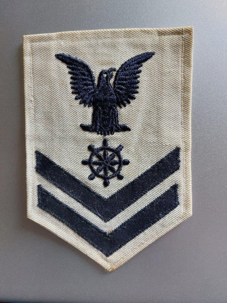 Insigne US Navy WOII, Ophalen of Verzenden, Marine, Amerika, Embleem of Badge
