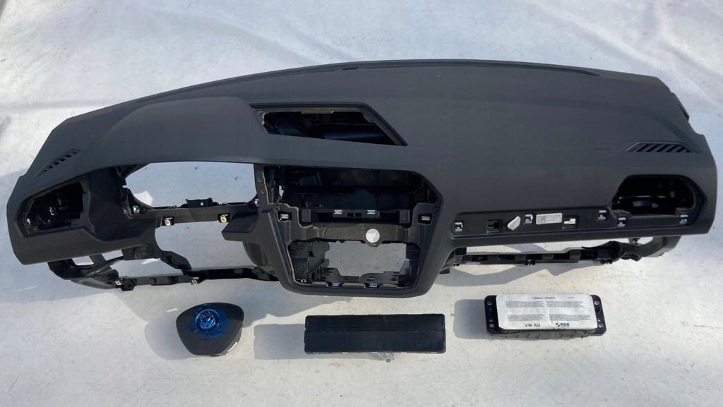 VW TIGUAN 5NA FACELIFT DASHBOARD AIRBAG STUUR KNIE PASSAGIER, Auto-onderdelen, Ophalen, Gebruikt, Volkswagen