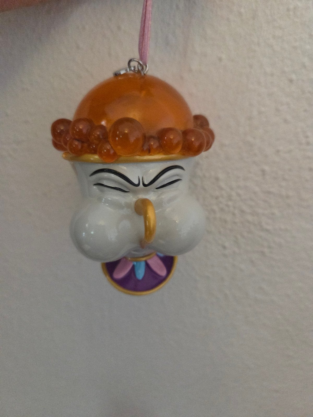 disney ornament van belle en het beest, Ophalen of Verzenden, Assepoester of Belle, Zo goed als nieuw, Beeldje of Figuurtje
