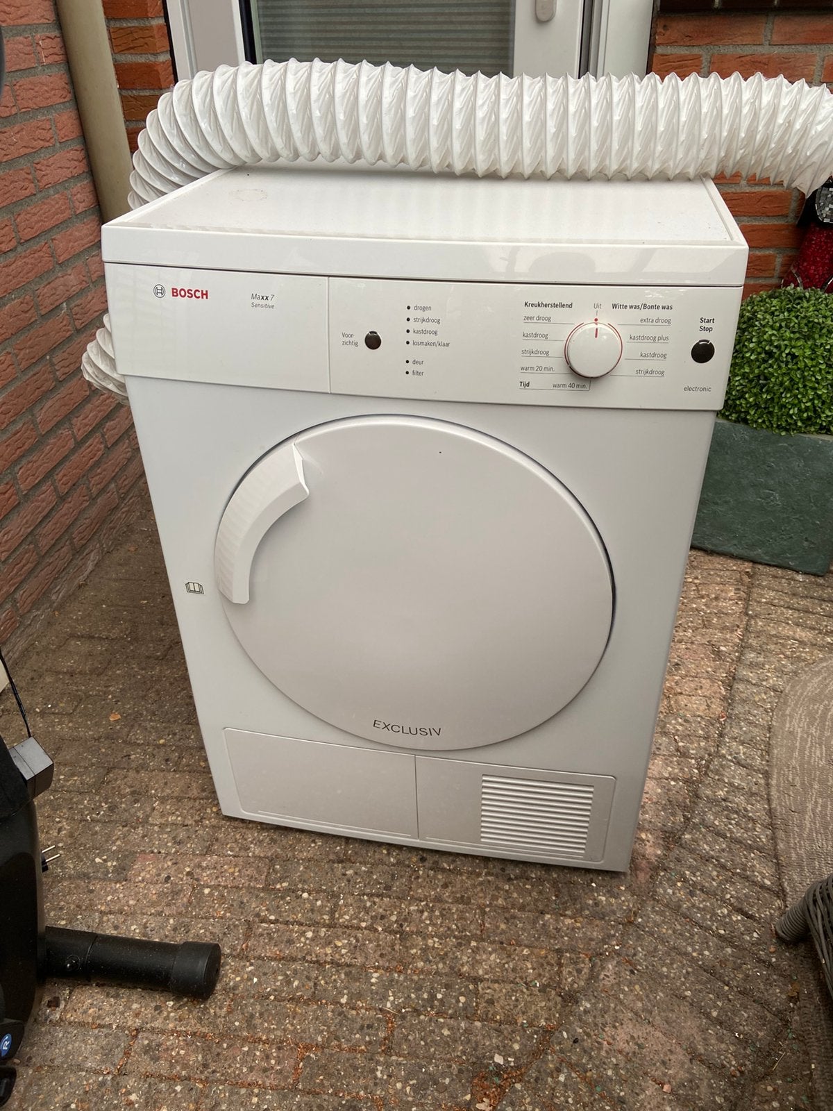 Droogtrommel, Ophalen, 6 tot 8 kg, Gebruikt, Minder dan 85 cm