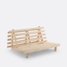 Sofa Futon, Ophalen, Minder dan 75 cm, Tweepersoons, Zo goed als nieuw