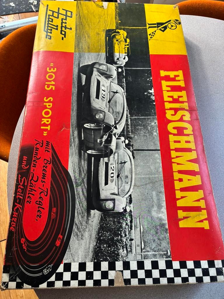 Fleischmann autorallye set 3015, Ophalen, Zo goed als nieuw, Elektrisch, Fleischmann