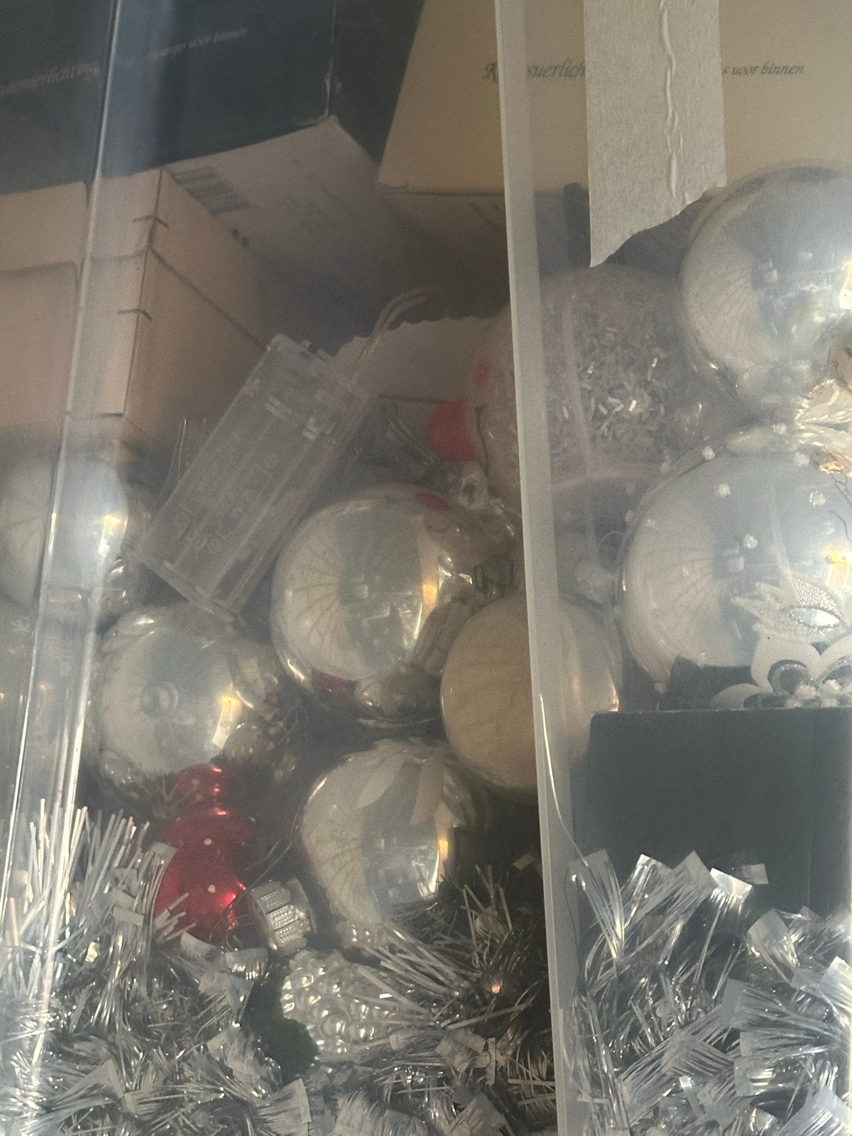 Kerst ballen voor in de boom, Ophalen, Gebruikt
