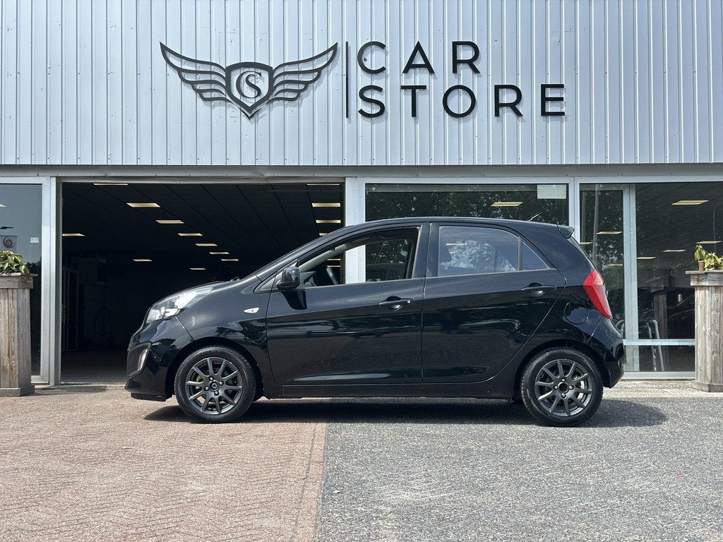 Kia Picanto 1.0 CVVT |ELK.RAMEN|LM VELGEN 14''|ZUINIG|NW KOP, Voorwielaandrijving, Gebruikt, Zwart, Handgeschakeld
