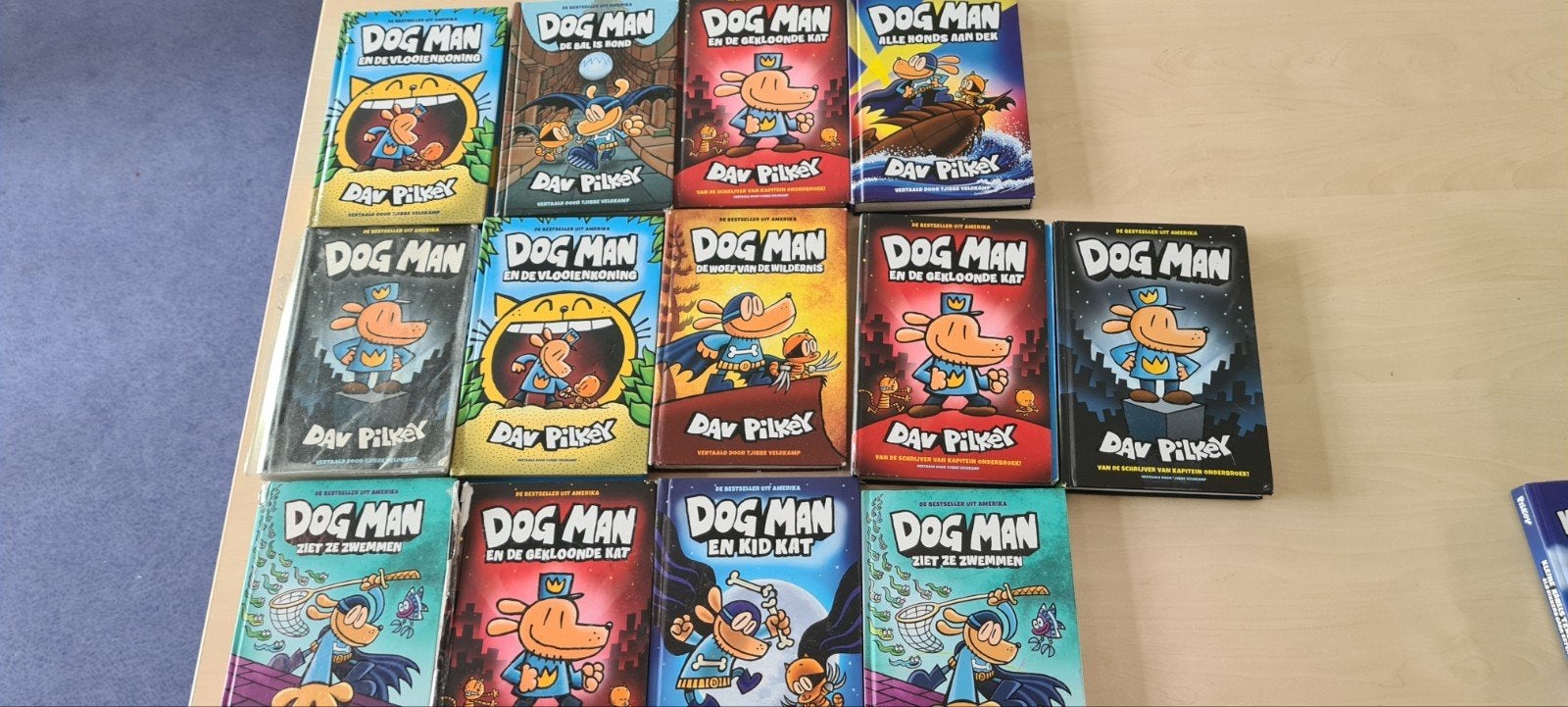 13 Dogman boeken (NL) - Complete collectie van Dav Pilkey, Boeken, Kinderboeken | Jeugd | onder 10 jaar, Ophalen of Verzenden