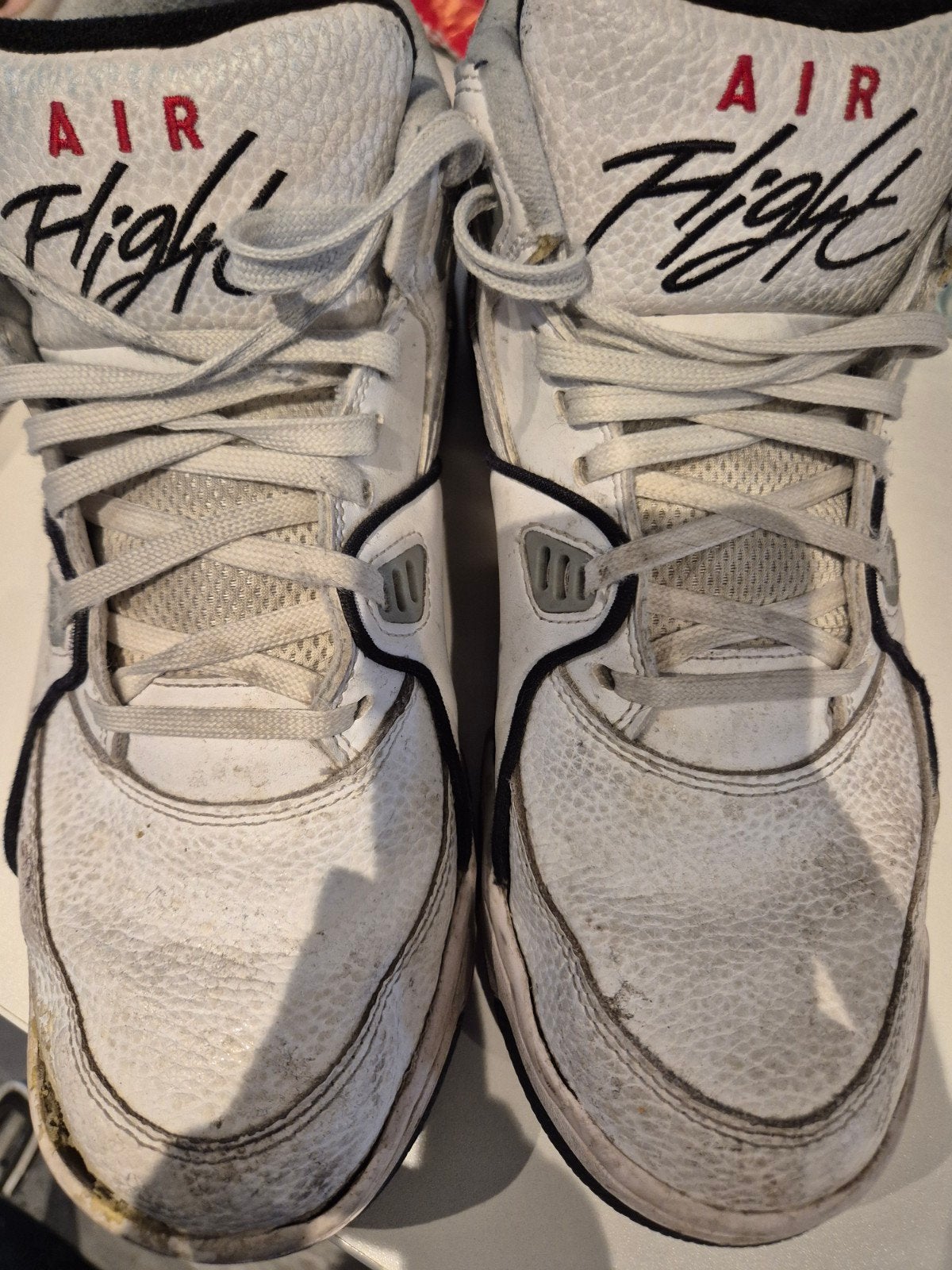 Nike Air Flight Sneakers - Vintage Look, Kleding | Heren, Wit, Nike, Ophalen of Verzenden, Sneakers of Gympen