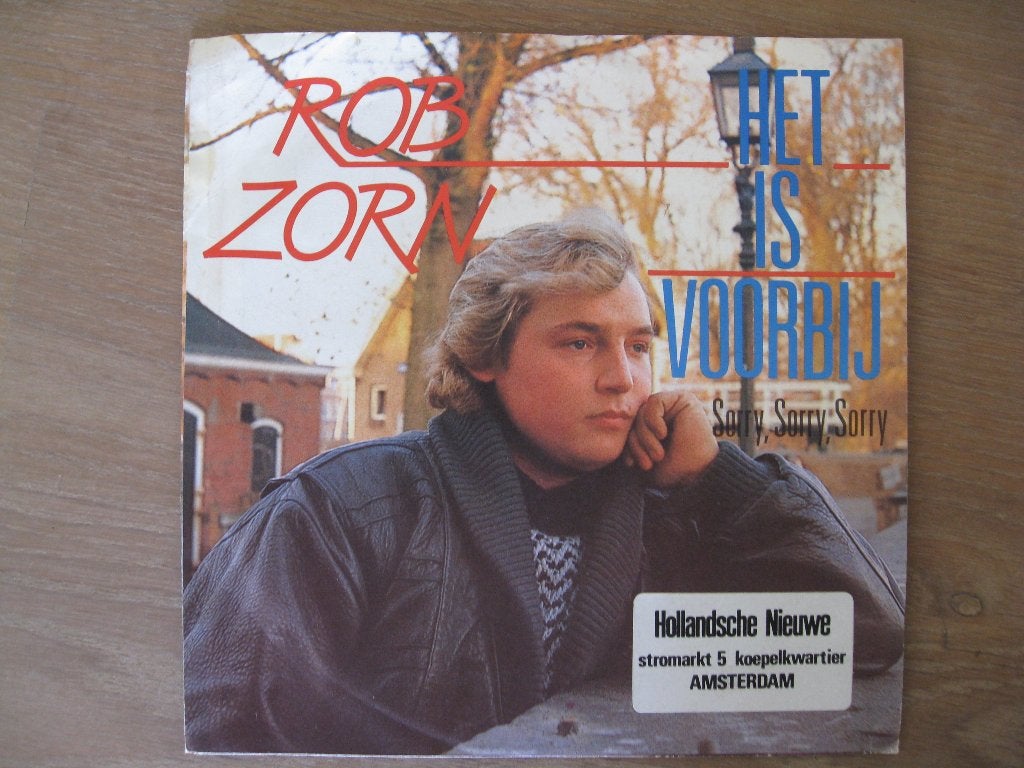 Rob Zorn - Het is voorbij - Sorry , sorry, sorry, Ophalen of Verzenden, Gebruikt, Pop