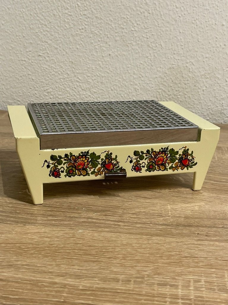 Prachtige vintage rechaud van Brabantia compacte uitvoering., Beige, Ophalen of Verzenden, Brabantia, Brabantia