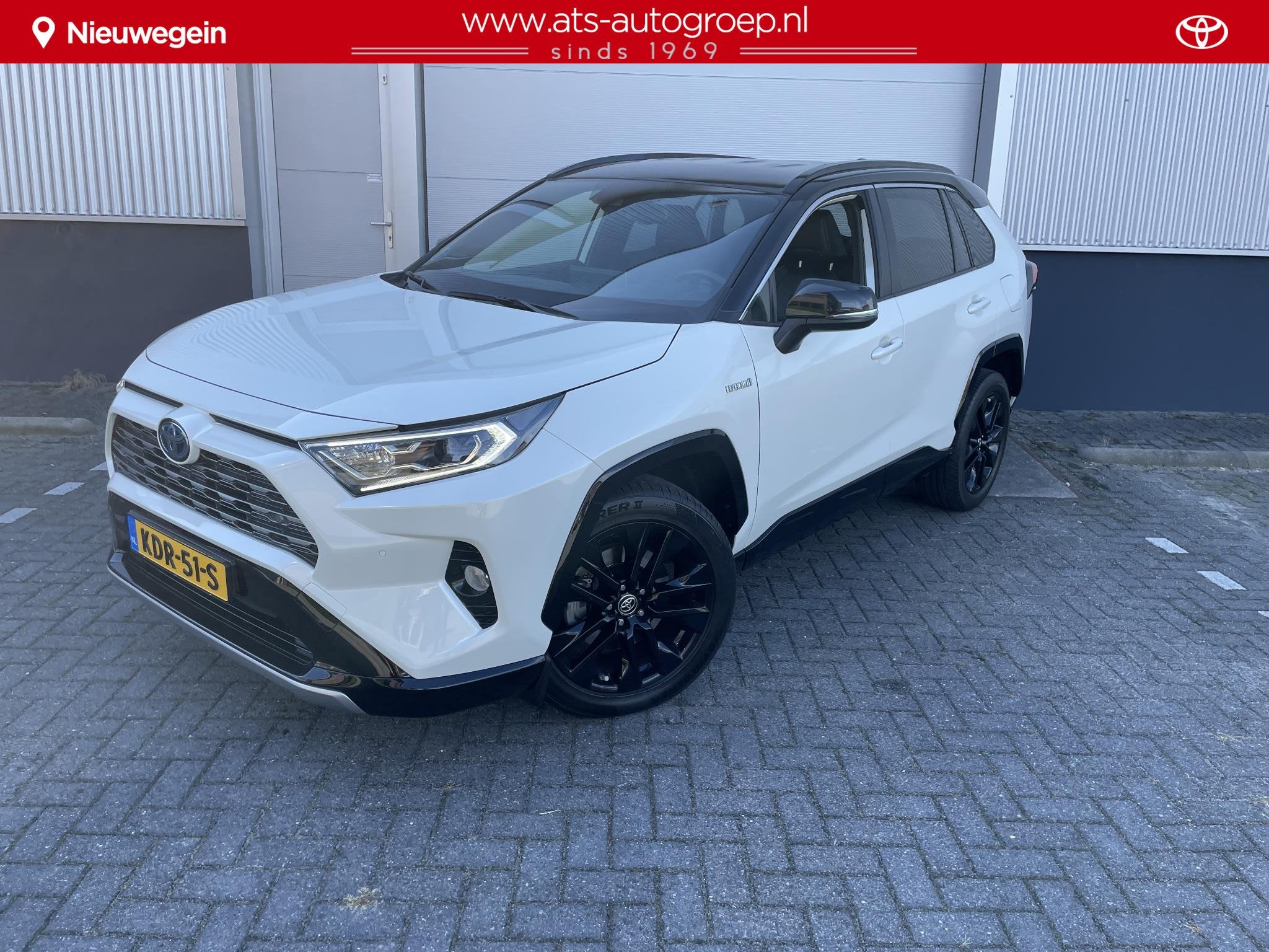Toyota RAV4 2.5 Hybrid AWD Bi-Tone , 47.000 KM, 1650 KG Trek, Auto's, Automaat, Dealer onderhouden, Gebruikt, Euro 6