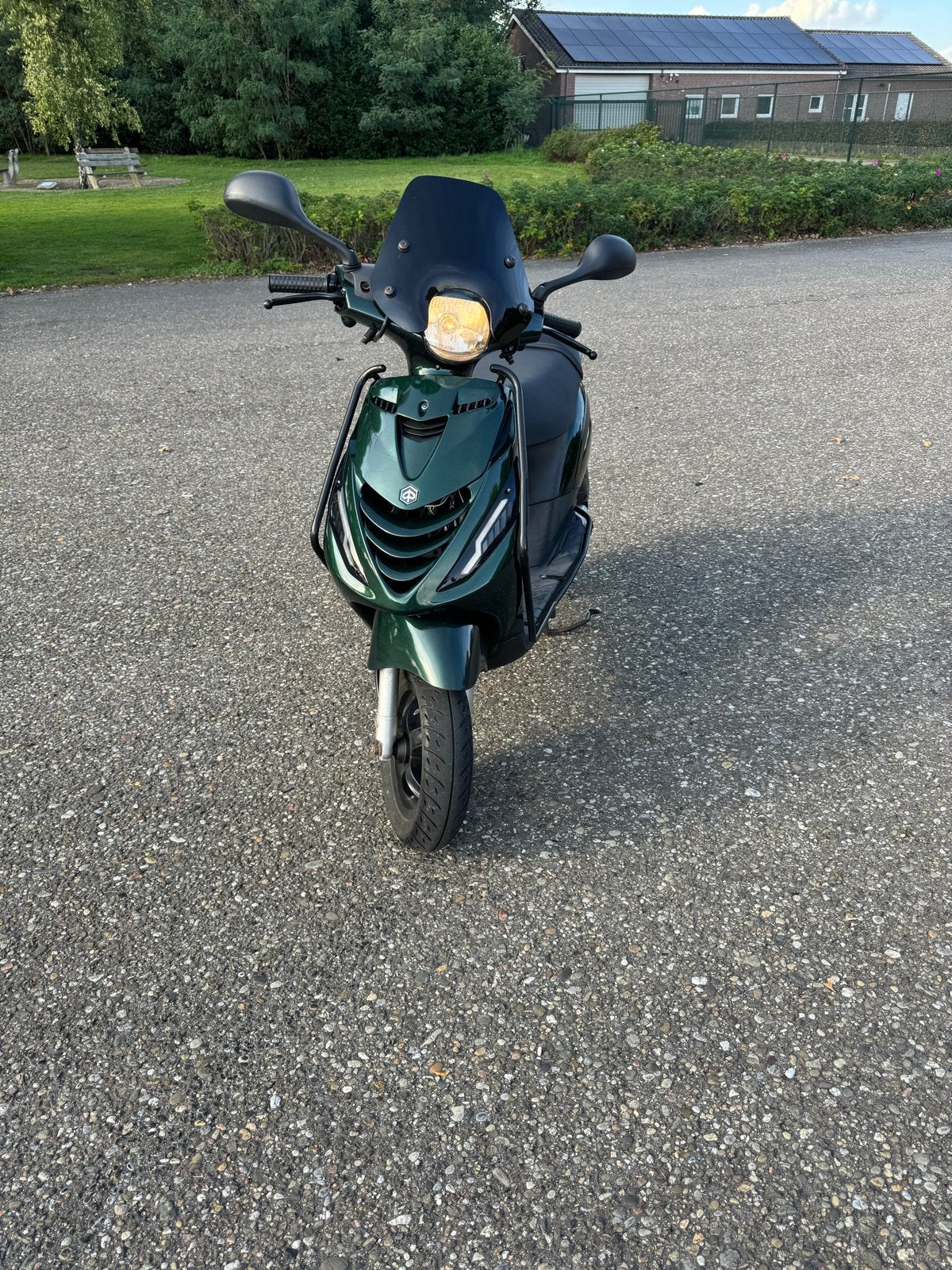Piaggio Zip 4-takt brom - Donkergroen, Ophalen, Maximaal 45 km/u, Zip, Zo goed als nieuw