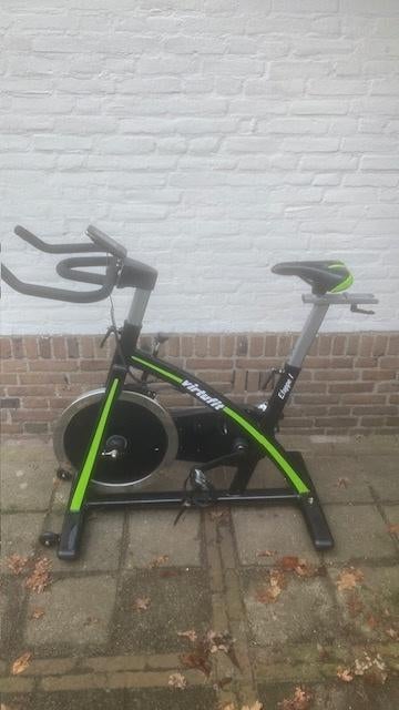 VirtuFit Spinningfiets met DVD's, Sport en Fitness, Ophalen, Gebruikt, Spinningfiets, Metaal