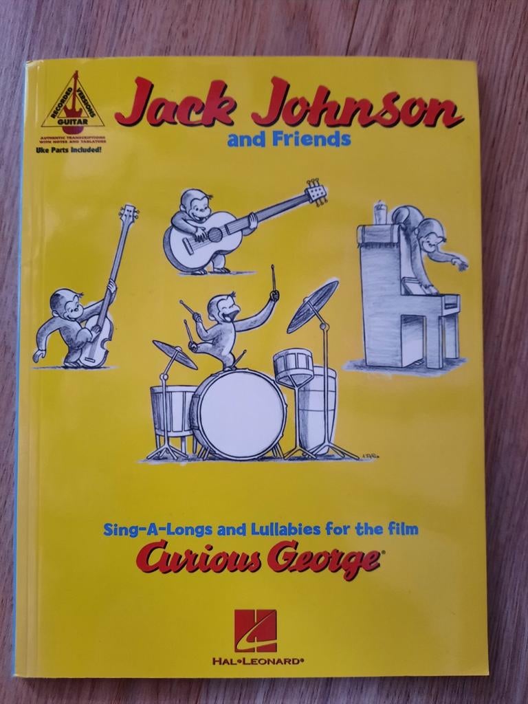 Muziekboek Jack Johnson - Curious George bladmuziek, Gitaar, Ophalen of Verzenden, Zo goed als nieuw, Artiest of Componist
