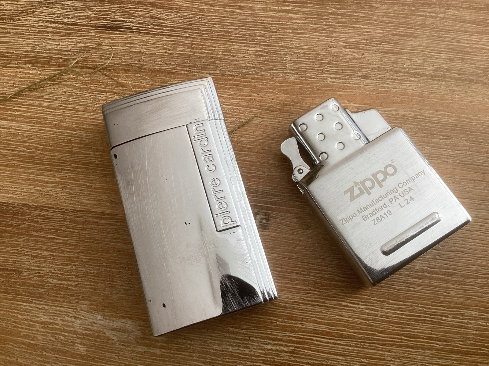 Pierre Cardin en Zippo aanstekers, Ophalen of Verzenden, Gebruikt, Aansteker
