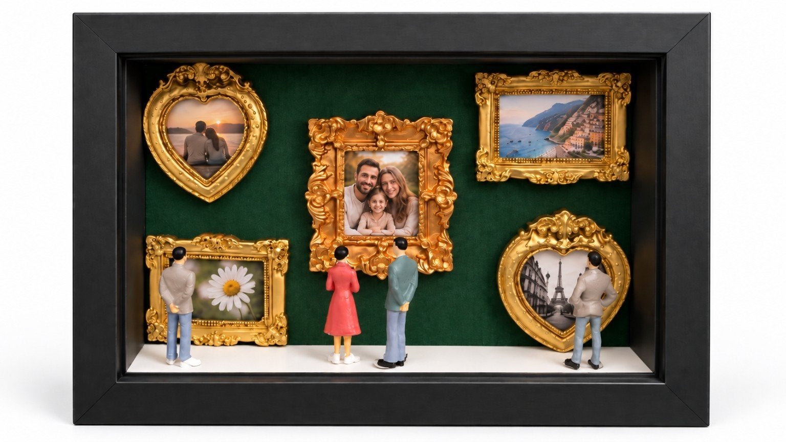 Gepersonaliseerde 3D Fotolijst | Persoonlijk Cadeau, Handgemaakt, Nieuw, Ophalen of Verzenden, Fotolijst