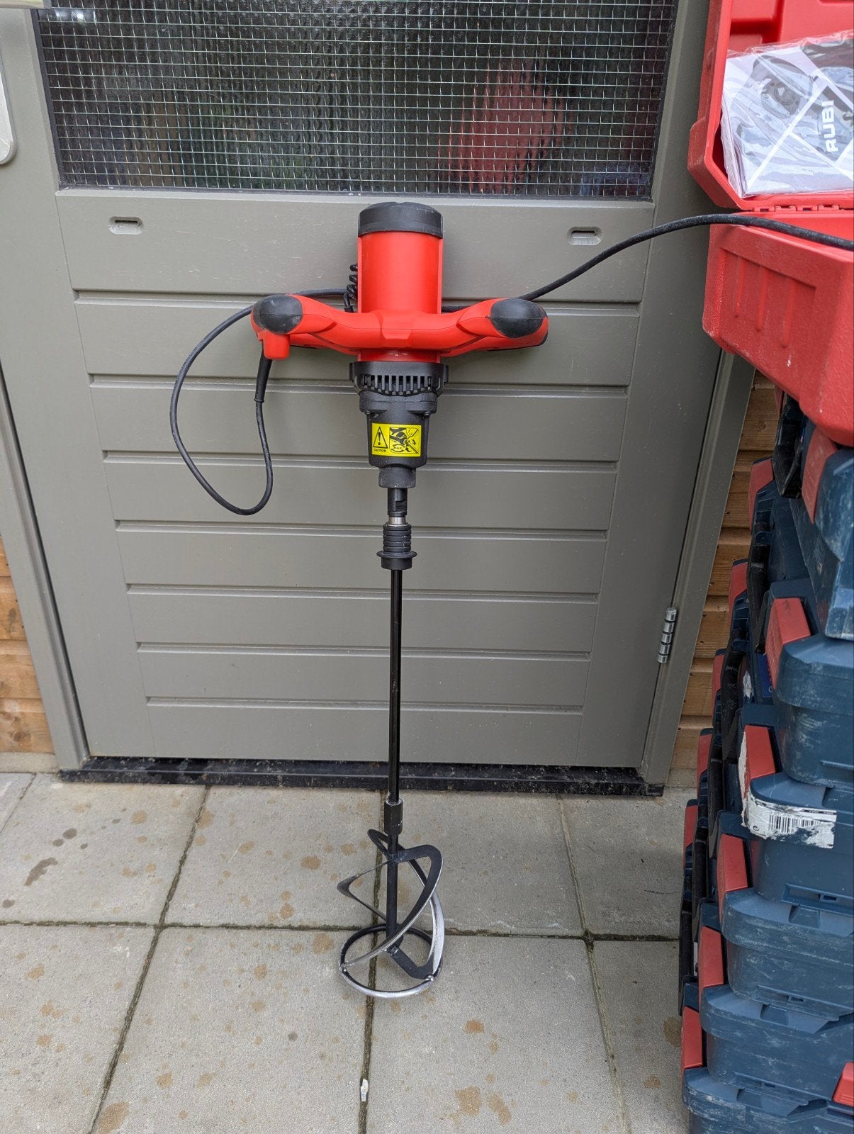 Rubi Rubimix Ergomax 1600w mortelmixer, Ophalen of Verzenden, Gebruikt
