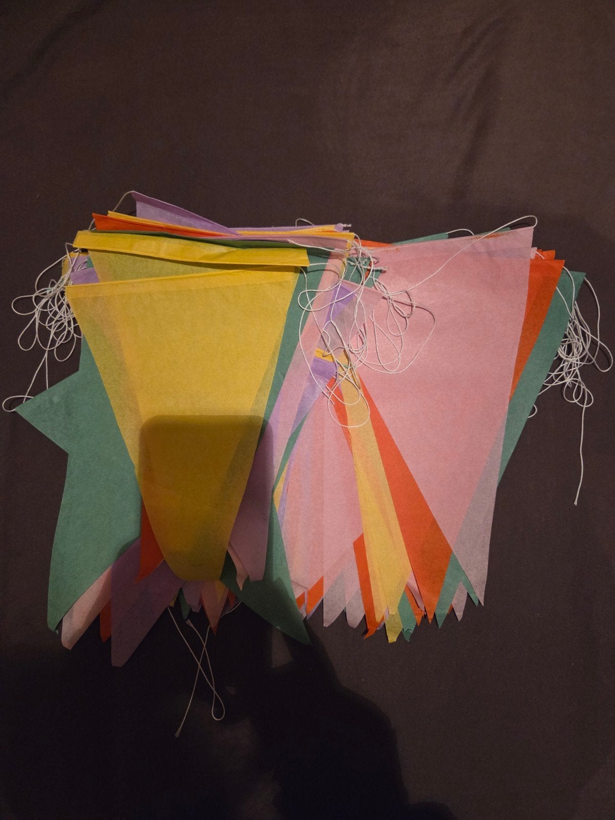 2x slingers meerdere kleuren, Hobby en Vrije tijd, Ophalen, Zo goed als nieuw, Versiering, Verjaardag