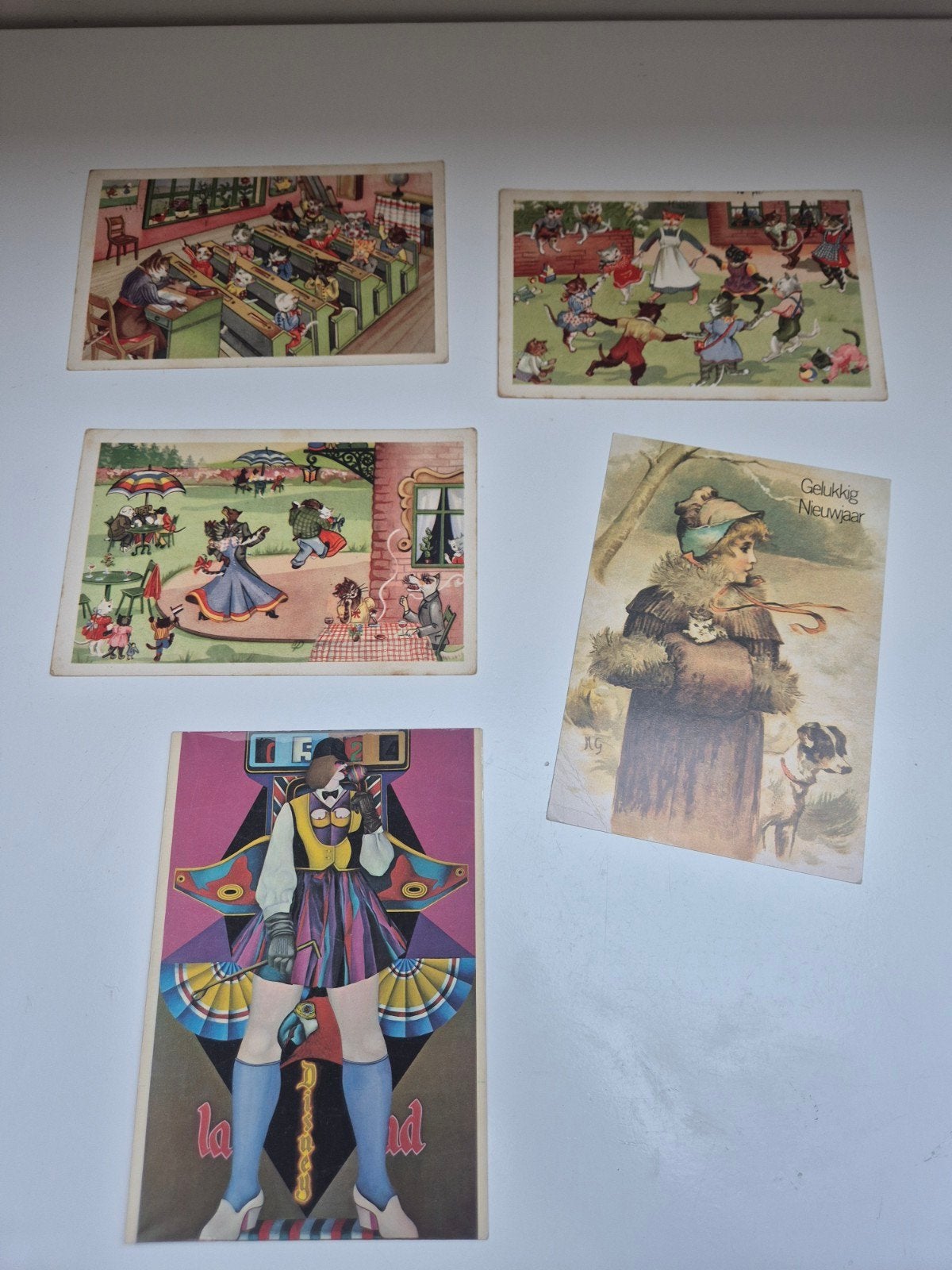 Verschillende oude ansichtkaarten (148 stuks), Verzamelen, Ophalen of Verzenden, 1920 tot 1940, Zuid-Holland