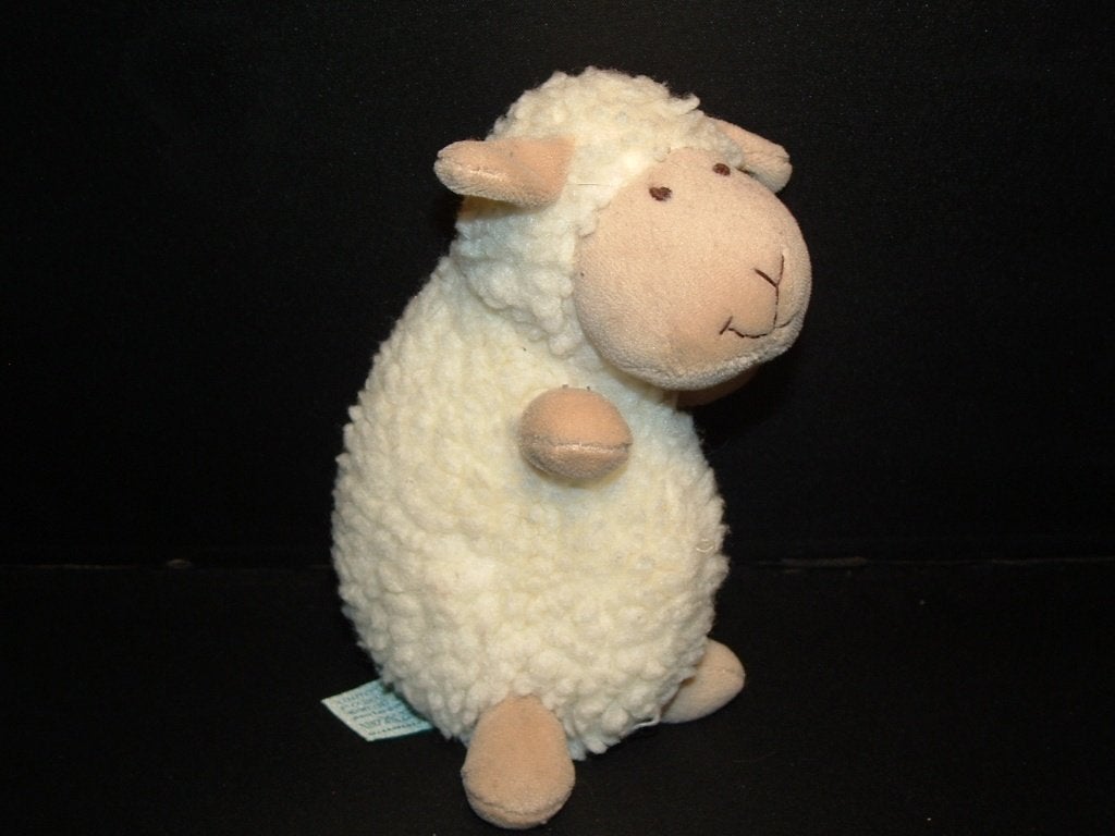 UNITOYS KNUFFEL & CO SCHAAP WOLLIG WIT MET BEIGE, Verzenden, Nieuw, Overige typen