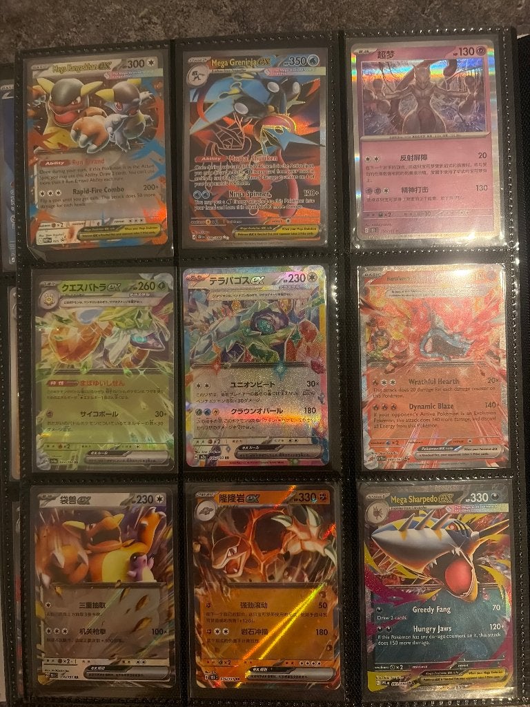 Pikachu/Mega Greninja/Umbreon/Eevee/Ivysaur/Blastoise, Ophalen of Verzenden, Zo goed als nieuw, Meerdere kaarten