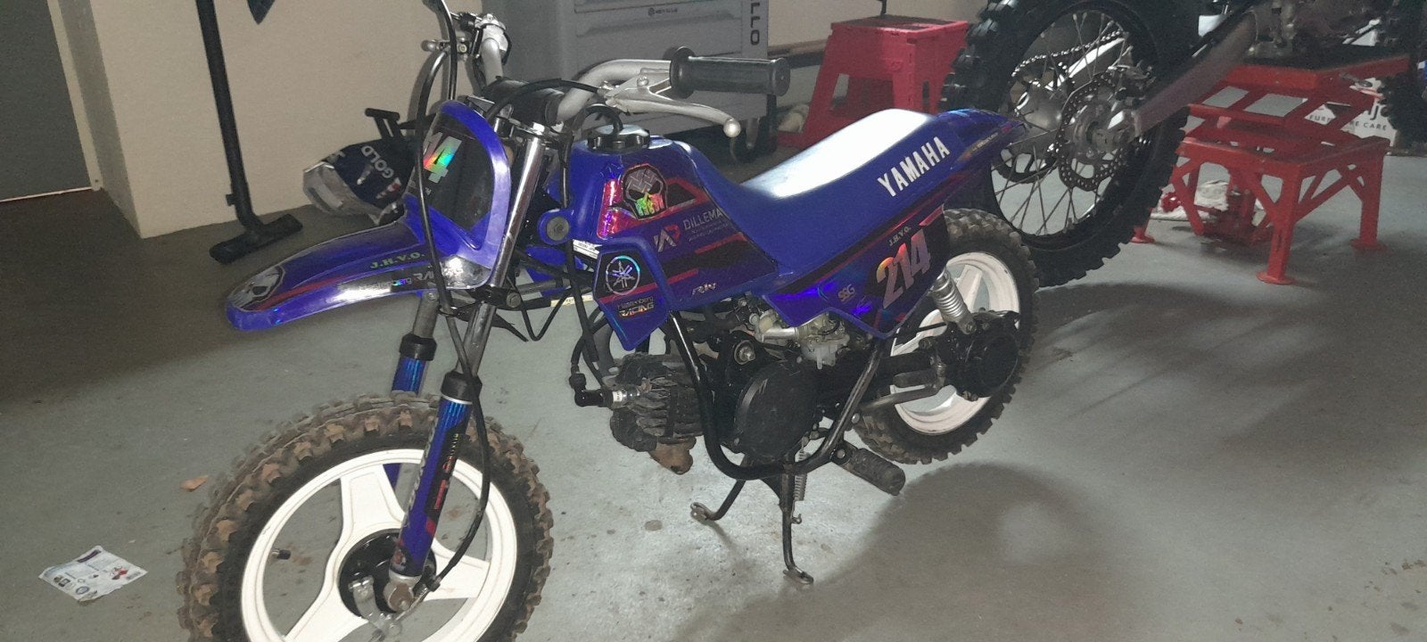 Yamaha PW50 - Perfecte crossmotor voor jonge rijders, Fietsen en Brommers, Ophalen, Zo goed als nieuw, Overige typen
