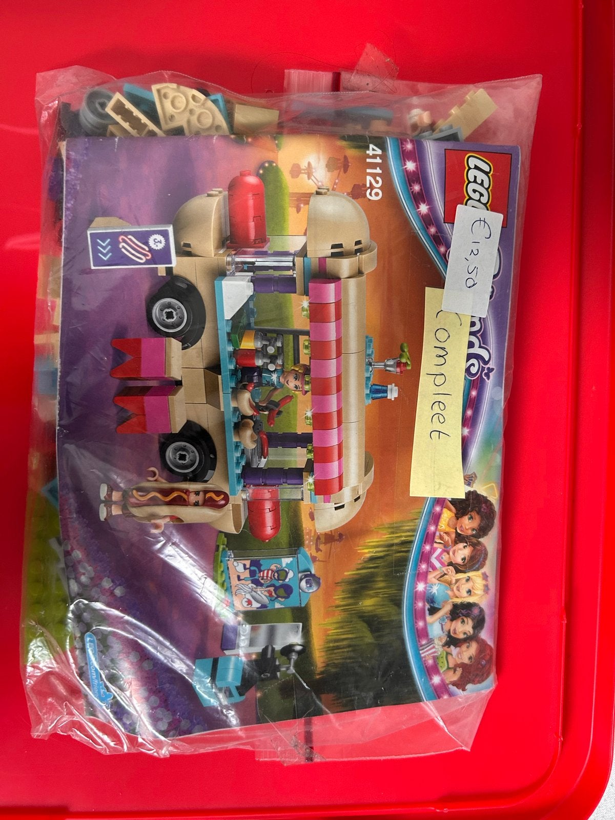 LEGO Friends Heartlake Hotdog Foodtruck 41129 Compleet, Ophalen, Gebruikt, Overige merken