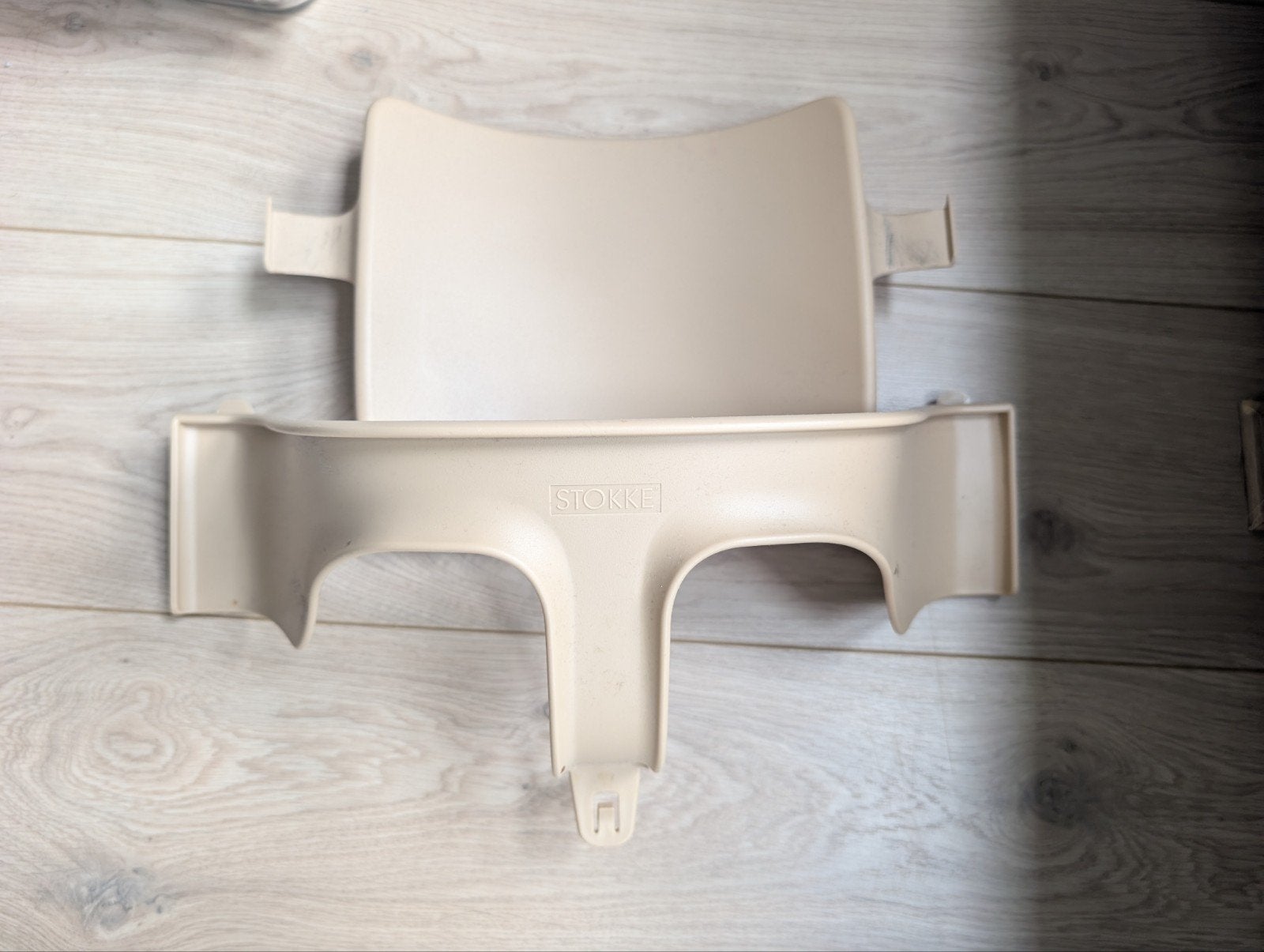 Stokke Tripp Trapp Baby Set - naturel beige, Ophalen, Gebruikt, Meegroeistoel, Aanschuifbaar