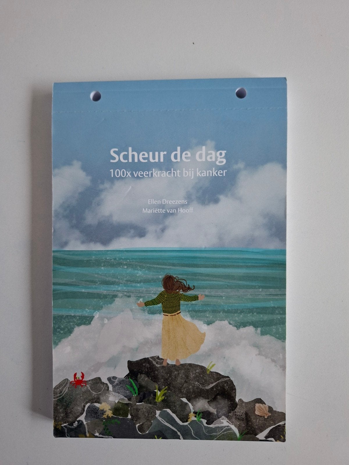 Scheur de dag: 100x veerkracht bij kanker, Ophalen of Verzenden, Zo goed als nieuw, Ellen Dreezens, Mariëtte van Hooff