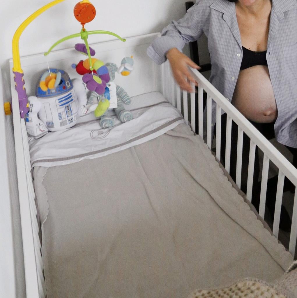 Babybedje Ikea solgul, Ophalen of Verzenden, Gebruikt, Jongetje of Meisje